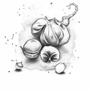 Hazelnut tattoo design idea
