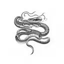snake bite mark tattoo tattoo design idea