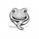 snake bite mark tattoo tattoo design idea