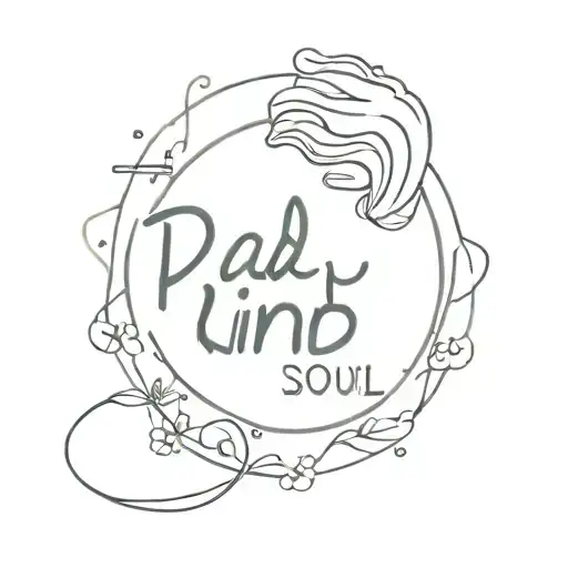dad kind soul looking tattoo design idea