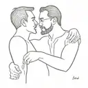 dad kind loving sincere tattoo design idea