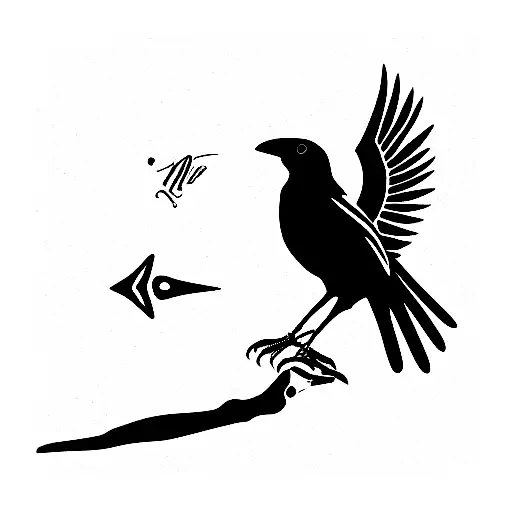 magpie tattoo – All Things Tattoo