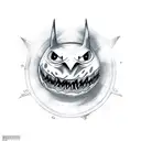 ghost using gengar tattoo design idea
