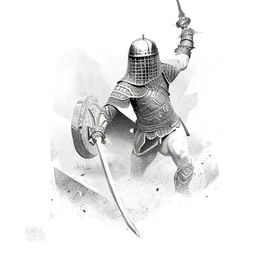 gladiator  tattoo design idea