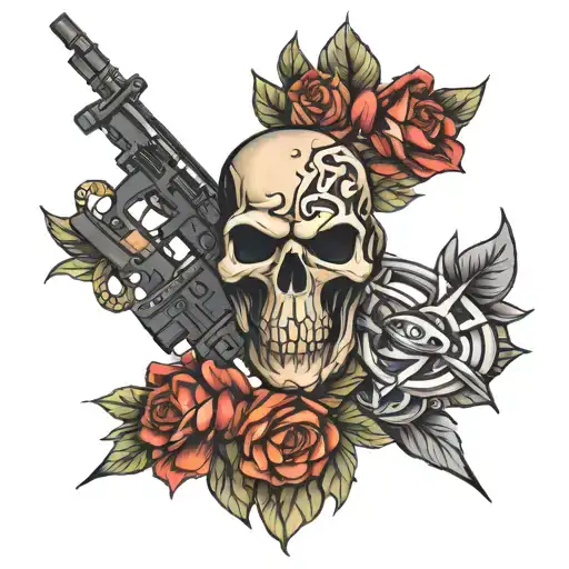 special forces inspired tattoo design idea