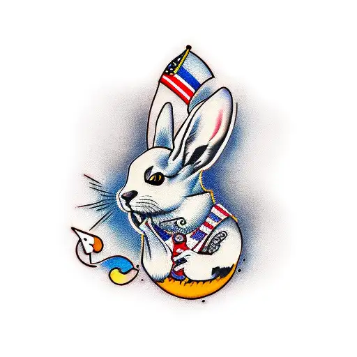 Concierto de Bad Bunny tattoo design idea