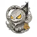 soul eater moon   tattoo design idea