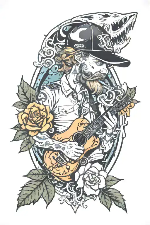 Tyler Childers shake this frost tattoo design idea