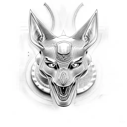 Anubis tattoo design idea