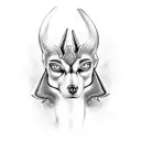 Anubis tattoo design idea