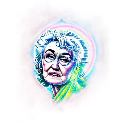 Bea Arthur Virgin De Guadalupe  tattoo design idea