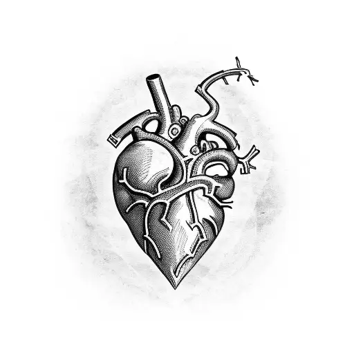 a heart made fullmetal tattoo design idea