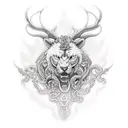 Druid tattoo design idea