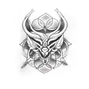 Druid tattoo design idea