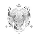 forearm tattoo with the zodiac signs leo, sagittarius, taurus, libra and virgo tattoo design idea