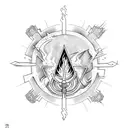 Fahrenheit 451 tattoo design idea