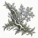 word moss  tattoo design idea