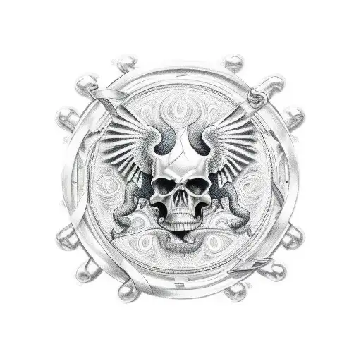 chrome hearts  tattoo design idea