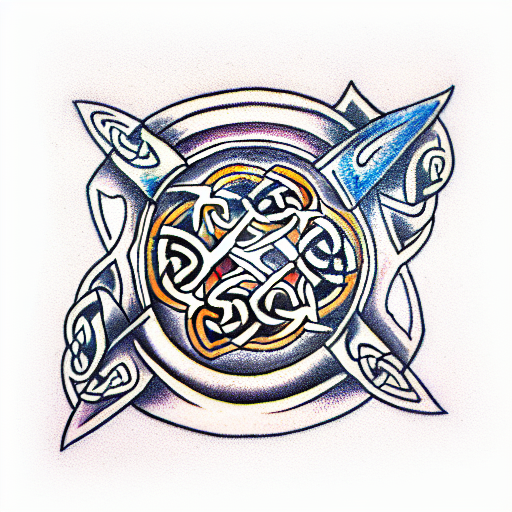 Celtic arm band  tattoo design idea