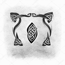 Celtic arm band  tattoo design idea