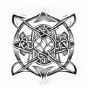 Celtic arm band  tattoo design idea