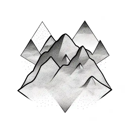 A tattoo of a heart-shaped mountain range with the word 'vida' written within it, representing the client's favorite things and their appreciation for life. tattoo design idea