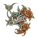 amir name tattoo tattoo design idea