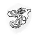 A tattoo combining the client's love for reptiles and literature, featuring a lizard or snake intertwined with a quote from a favorite book tattoo design idea