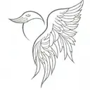 Angel wing tattoo tattoo design idea