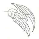 Angel wing tattoo tattoo design idea