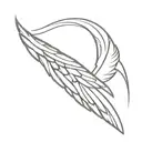 Angel wing tattoo tattoo design idea