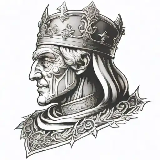 king baldwin iv tattoo design idea