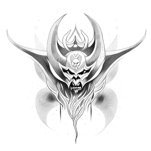 Lucifer tattoo design idea