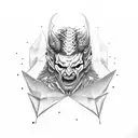 Lucifer tattoo design idea