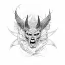 Lucifer tattoo design idea