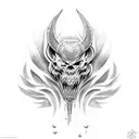 Lucifer tattoo design idea