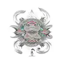 creation of Adam  tattoo design idea