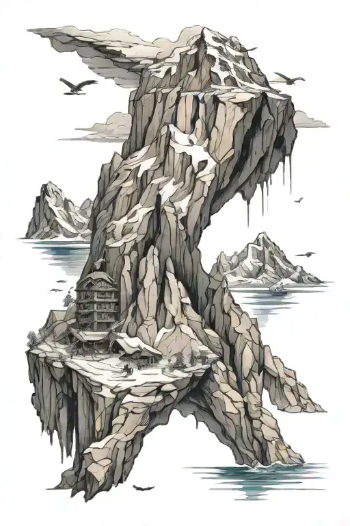 Grand raid, mont Blanc and Hardrock tattoo design idea