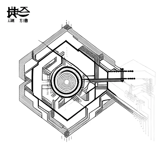 cpu architecture left chest tattoo design idea