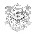 cpu architecture left chest tattoo design idea