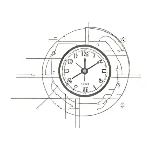 digital clock showing only 17 seconds tattoo design idea