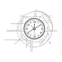 digital clock showing only 17 seconds tattoo design idea