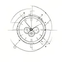 digital clock showing only 17 seconds tattoo design idea