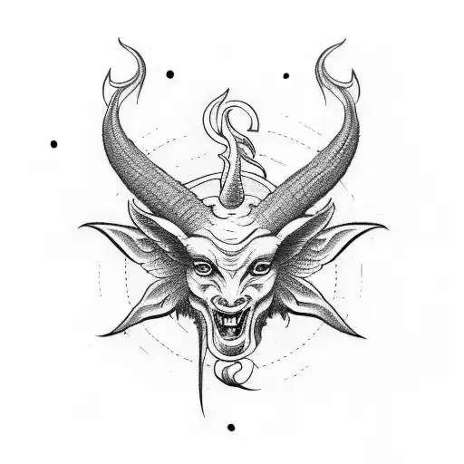 baphomet tattoo design idea
