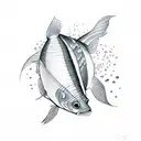Pisces fish tattoo design idea