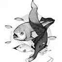 Pisces  tattoo design idea