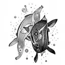 Pisces  tattoo design idea