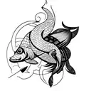 Pisces  tattoo design idea