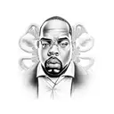 tupcac, notorious big, dr dre, ice cube tattoo design idea