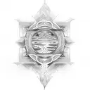 heaven gate tattoo design idea